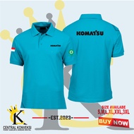 Poloshirt Collared T-Shirt Komatsu Komatsu Collared T-Shirt/ Safety First Indonesia Logo