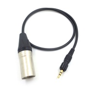 3.5mm Splitter Audio Cable Insert Audio Cable for Sony UWP D11 D21 P03B Microphone Sound Recording E