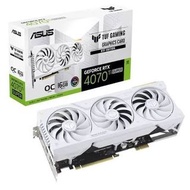 ASUS TUF Gaming GeForce RTX 4070 Ti SUPER OC GRAPHICS CARD White Edition 顯示卡 白色版 Not 5070 Ti 5070 50
