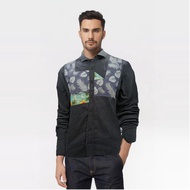 Kemeja Pria Lengan Panjang Kasual IEBE A3AI8025