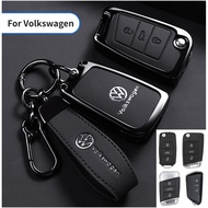 ✨Ready Stock✨ VW Golf 7 8 Tiguan ID3 ID4 Key Fob Cover – Zinc Alloy + Premium Leather Full Protectio