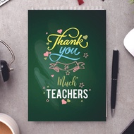 kartu ucapan selamat hari guru happy teacher day greeting card - f coklat