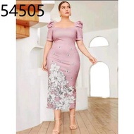 gown for ninang wedding_ ☉557 Pastel Maxi Sexy Plus size dress (FIT TO XL)✾