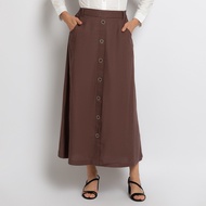 Flamoush Zephir Brown Long Skirt