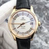 Omega Omega Omega Saucer Flying Series 18K Rose Gold Calendar Display Gold Needle Scale Mechanical M