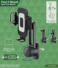CAPDASE - Flexi II Sport Car Mount 360度旋轉風口汽車手機支架 HR00-F2V11-159│汽車用品、車用配件、穩固手機
