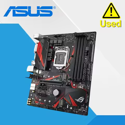 ASUS Republic of Gamers Strix B250G Gaming LGA 1151 Micro-ATX Motherboard