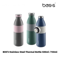 Mk.wares BTH0500S & BTH0750S Bos’s S/Steel Travel Vacuum Bottle 500ml&750ml