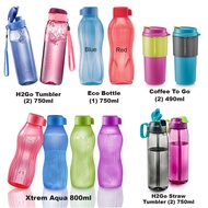 [TUPPERWARE] H2Go Tumbler 750ml / Eco Bottle 750ml / XtremAqua Set / Coffee To Go 490ml / Drinking F