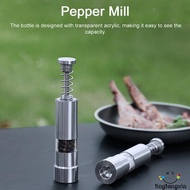 LLX-Pepper Mill Grinder Refillable Manual Spice Grinder for Peppercorn