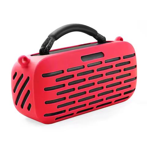 Silicone Cover Case Anti-Scratch Flexible Carrying Case Anti-Drop with Shoulder Strap for Bose Sound