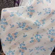 Dobby fiber ceruty fabric with motif - doby fabric by the meter - dobby chiffon fabric with floral m
