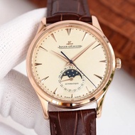 Jaeger Jaeger Moon Phase Series Men's Watch Automatic Mechanical Watch Men's Watch Master Series Men's Watch Automatic Mechanical Watch Men's Watch Jaeger Perpetual Calendar Multi-Function Men's Watch Automatic Mechanical Watch Men