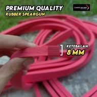 SPEARGUN RUBBER 8MM FLAT / FLAT FISH ARROW RUBBER 8MM RUBBERBAND SPEARFISHING
