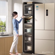 Storage Gap Cabinet Refrigerator Multi-layer Narrow Cabinet Storage Ultra-narrow Shelf Kitchen Gap30