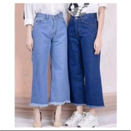 Palazzo jeans for Women high quality women jeans palazzo Ready Stock