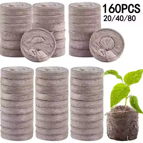 All in One Seed Starting Kit with Expandable Peat Pellets Eco Friendly Planting Solution for Gardene