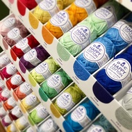 (60 Color) DMC Happy Cotton Yarn Special for Making "AMIGURUMI", 100%Cotton, (20gram/43m) Labubu Yar