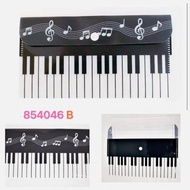 Music piano keyboard pattern mask case 日本 Just Willow 出品音樂圖案口罩收納袋 / 雜物袋，可放一般成人口罩 或雜物! 附抗菌加工，有4款: A-桃