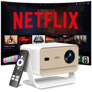 【Netflix Official Certified】XGODY Gimbal N6PRO Projector Ultra HD 1+32GB Projector 900ANSI 4K Auto F