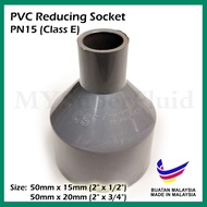 CS PVC Fitting Reducing Socket PN15/ Class E (50mm x 15mm) (50mm x 20mm)