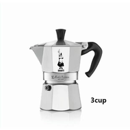 🔥【พร้อมส่ง】Blaletti  Moka Pot กาต้มกาแฟสด Moka Express ขนาด เครื่องชงกาแฟและอุปกรณ์ 3cups  หม้อต้ม กาแฟ POT ของแท้ 100%