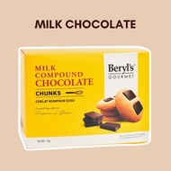 Beryls Chocolate Chunk Milk Chocolate Dark Chocolate Chunks Biskut Tart Coklat Chocolate Compound Ha