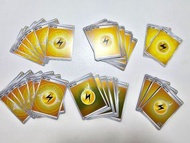 pokemon比卡超基本能量卡電屬性（另有草屬性，火屬性，水屬性，電屬性，超能力屬性，惡屬性，鋼屬性）