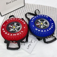 Unique Children's School Bag Tire Wheel School Bag Backpack Baby Cute Small Bag School Bag Kindergar