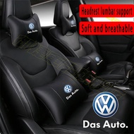 VW headrest, waist cushion exclusive logo, Golf Tiguan Touran POlo BEttle Sharan, all season universal