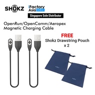 Shokz OpenRun/ OpenComm/ AfterShokz Aeropex Magnetic Charging Cable x 2