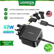 UGREEN 67W Universal Power Adapter USB C Fast Charge Compatible with HP Asus Acer Lenovo Laptop iPad iPhone Macbook Pro