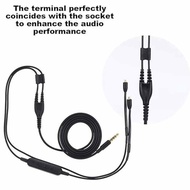 Cable with Remote&amp;Mic For iphone to SHURE SE535 SE215 MMCX Earphone