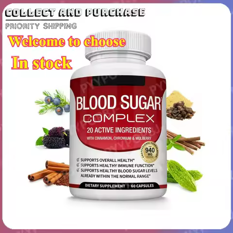 Blood Sugar Capsules Metabolic Balance Supplement with Cinnamon & Alpha Lipoic Acid Daily Wellness S