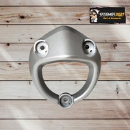 Original silver exhaust tip cover for jupiter mx king 150 2pv