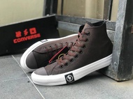 SEPATU CONVERSE 70S KULIT GUM COKELAT COKLAT HIGH ALL STAR CHUCK TAYLOR PREMIUM - SEPATU PRIA WANITA