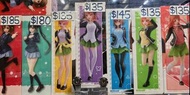 全新 Taito 景品 kon 平澤唯 中野梓 五等分花嫁 中野一花 二乃 三玖 四葉 五月