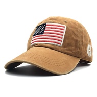 American Flag USA Distressed Letter baseball cap USA baseball cap