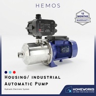 HEMOS 0.5/0.75/1HP ENERGY SAVING AUTOMATIC WATER BOOSTER PUMP BOOSTER AIR
