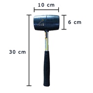 Large Rewin Black Rubber Hammer Carpenter's Hammer/
