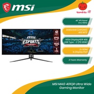 MSI MAG 401QR Ultra Wide Gaming Monitor
