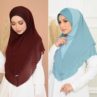 (Alfaro XL Dagu) Tudung Sarung Batu Keliling by Alfaro Exclusive