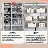 Zakka Store Food Storage Container Fruit and Vegetable Refrigerator Box/ Food Container with Lock
