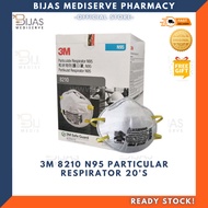 3M 8210 N95 PARTICULAR RESPIRATOR / MASK 20PCS (EXP: 01/2026)