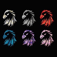 老鷹 鑽石紋反光貼紙 車貼 車身貼紙 玻璃貼紙 汽車貼紙