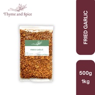 [POUCH] Fried Garlic Original 500G 1KG - Spice️ HAVI MART THYME AND SPICE