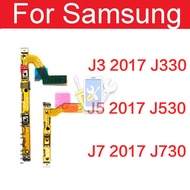 For Samsung Galaxy J3 J5 J7 2017 J330 J530 J730 Volume Button Flex Cable Power Flex Cable Repair