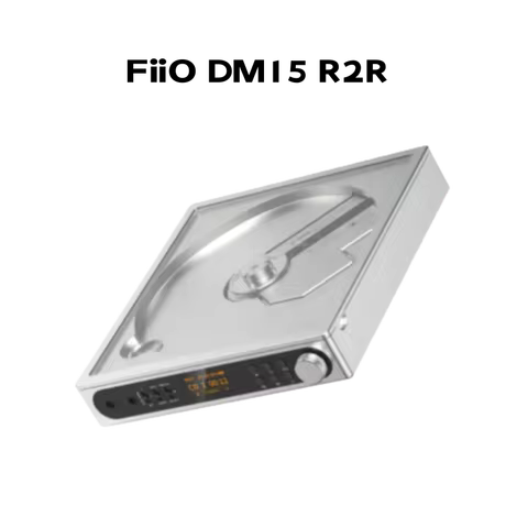 FiiO DM15 R2R portable HIFI Bluetooth CD player with 4.4 balanced track capture fiber coaxial output