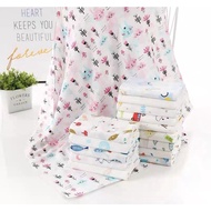 [110cmX100cm]Swaddle Muslin Nursing Cover Newborn Baby wraps Bedung Napkin Lampin baby kain