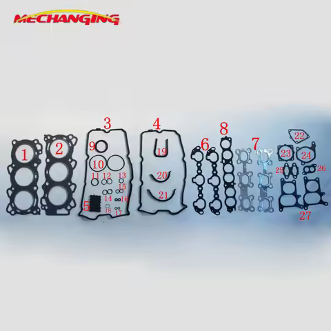 Engine Rebuild Kits For NISSAN TEANA J31 J32 Engine Model VQ23 VQ23DE 2.3L V6 24V Seal Gasket Full S